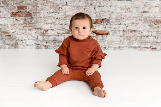 Pouf Ruffle Sweatsuit