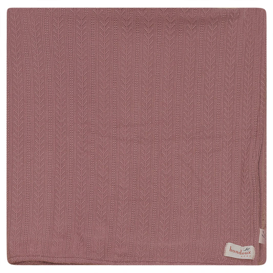 Bondoux Super Soft Cable Knit Blanket