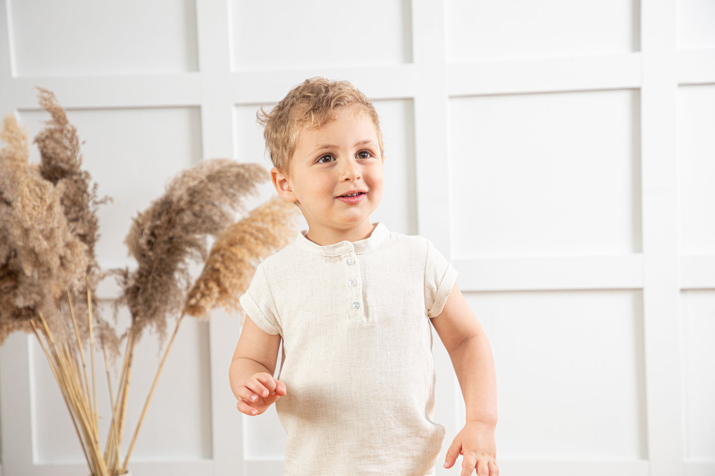 Bebe Belinha Linen Boys Top