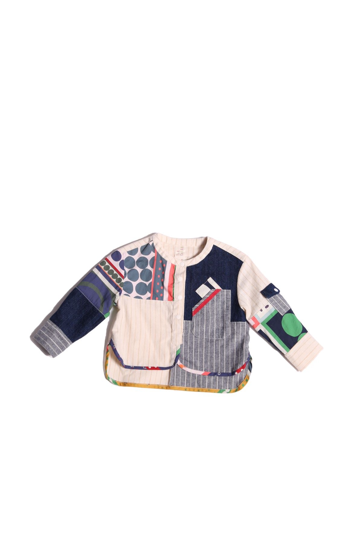 TiA CiBANi Baby Baxter Patchwork Henley